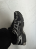 亚瑟士ASICS男子耐磨透气跑步鞋 GEL-EXALT 2 黑色/银色 40.5 实拍图
