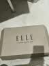 ELLE【纯白秩序】荷叶边醋酸无袖小衫女2026春新款天丝雪纺白衬衫 白色 M 实拍图