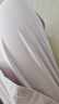 嫚熙春夏款哺乳衣外出透气孕妇自带胸垫喂奶睡衣月子服产后家居服紫XL 实拍图