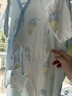 全棉时代纯棉新生婴儿抗菌纱布连体衣服新款防蚊宝宝春夏满月服和袍59码 【四季长袖】寻梦热气球 73cm （6-9个月） 实拍图