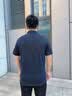海澜之家（HLA）【现货速发】中年男士短袖POLO衫26夏季新款马年凉感翻领上衣男 藏青7D -凉感 L 175/92A 推荐137~150斤 实拍图
