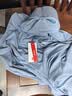 名创优品（MINISO）冰丝防晒衣男夏季户外大帽檐防紫外线外套凉感上衣服 冰雾蓝 3XL 实拍图