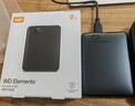 西部数据（WD）移动硬盘2TB USB3.0 元素系列 2.5英寸 机械硬盘 笔记本电脑外接 外置扩容备份 大容量家庭存储 实拍图