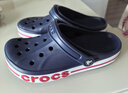 卡骆驰（CROCS）贝雅卡骆班洞洞鞋|205089 深蓝/辣椒红-4CC   40 (250mm)   实拍图