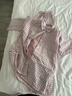 MUJI[自营限定款]女士无侧缝 双层纱织睡衣 纯棉家居服 浅粉红色 L 实拍图