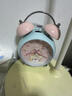 得力（deli）迷你小夜灯闹钟家庭卧室床头钟儿童学生专用起床神器绿色LE333开学礼物 实拍图