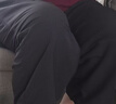 优衣库麻混纺舒适长裤女装常规款/休闲裤26春夏新款482246 09 黑色 2XL 实拍图