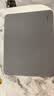 得力（deli）PU鼠标垫锁边小号双料鼠标垫28*22cm加长办公游戏电竞电脑桌垫皮革触感天然橡木防水耐磨 灰色 实拍图