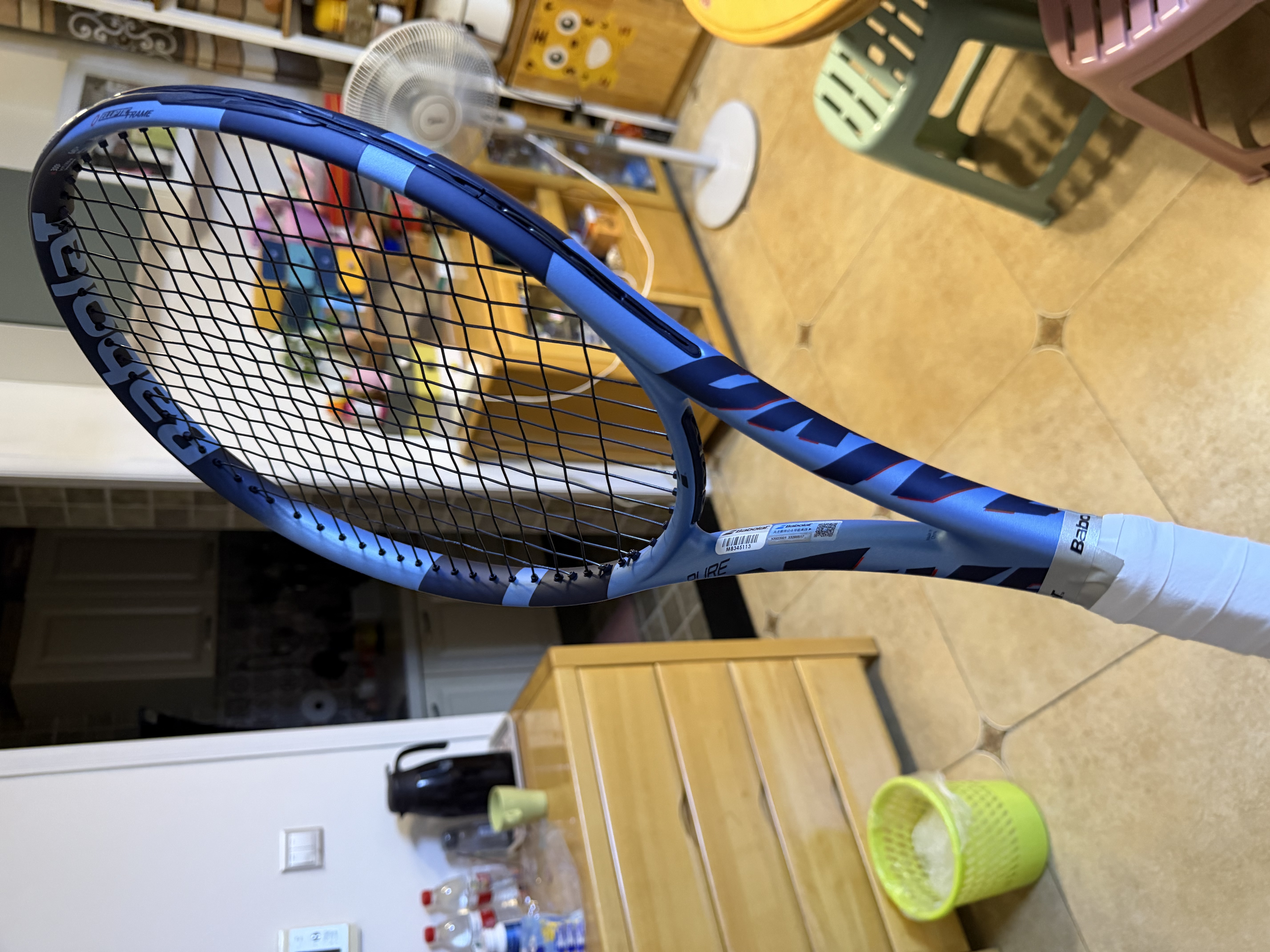 百保力（Babolat）PD专业网球拍2025新款PURE DRIVE李娜王欣瑜成人男女全碳素网拍 25款PD标准版丨300g丨2号柄 实拍图