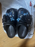 卡骆驰（CROCS）白鹿同款经典云朵洞洞鞋时尚百搭女鞋花园鞋沙滩鞋|206750 黑色-001(含智必星) 39 (250mm) 实拍图