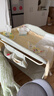 babycare尿布台多功能可折叠新生儿护理台抚触洗澡便携婴儿床-温特绿 实拍图