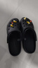卡骆驰（CROCS）檀健次同款经典洞洞鞋轻便百搭女沙滩鞋包头拖鞋男鞋|10001 黑色-001(含智必星) 46 /47(300mm) 实拍图