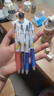 斑马牌（ZEBRA）学霸系列中性笔 0.5mm子弹头按动高颜值签字笔 学生刷题笔记标注笔 蓝笔 JJ77 蓝色 3支装 实拍图