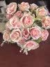 吕姆克仿真花假花盆栽干花花束陶瓷花瓶客厅装饰摆件粉色20cm套装5982 实拍图