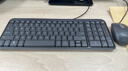 罗技（Logitech）MK106 键鼠套装 有线键鼠套装 办公键鼠套装 电脑键盘 紧凑型 黑色 实拍图