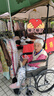 鱼跃(yuwell)轮椅车H051折叠老人轻便旅行手推车钢管免充气胎代步车 实拍图
