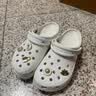 卡骆驰（CROCS）【预售】白鹿同款经典云朵洞洞鞋时尚百搭女鞋花园鞋|206750 白色-100(含智必星)【预售】 38 (240mm) 实拍图