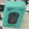 罗技（Logitech）M221 轻音鼠标 无线鼠标 办公鼠标 对称鼠标 带无线微型接收器 雾霭蓝 实拍图