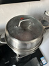 康巴赫蒸锅304不锈钢蒸笼食品级双层汤锅家用蒸煮炖燃气灶电磁炉通用 【加厚304不锈钢】 3层 30cm 实拍图