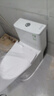 九牧（JOMOO）马桶 家用虹吸式马桶大冲力节水坐便器 防臭瞬冲 易洁抗菌马桶 行业爆款-升级无棱内壁11370-305坑 实拍图