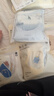 babycare全棉六层纱布方巾拉伸尺寸30*30CM哈沃伊天空蓝 实拍图