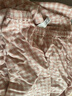 MUJI[自营限定款]女士无侧缝 双层纱织睡衣 纯棉家居服 浅粉红色 L 实拍图