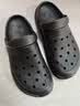 京东京造【抗菌洞洞鞋】凉鞋旅行沙滩溯溪两穿eva防臭凉拖鞋夜色黑42-43 实拍图