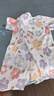 夏季婴儿衣服纯棉短袖连体衣女男宝宝哈衣爬爬服0-2岁婴幼儿服饰 紫色花朵 73cm 实拍图