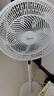 美的（Midea）【飓风节能】七叶柔风立式电风扇/家用轻音落地扇/台式小型风扇/大风力遥控定时摇头风扇 SAH35BSJ 实拍图