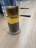 希诺抗菌玻璃杯双层防烫办公车载水杯男高档泡茶杯子XN-9607KT 410ml 实拍图