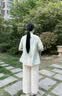 浅恋【新中式国风套装】时尚洋气中年妈妈装夏季宽松中老年女装两件套 晒单实拍图