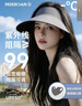 牧尔西防晒帽女遮阳帽空顶帽夏户外运动跑步防紫外线可折叠无痕太阳帽子 实拍图