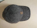 鑫豪睿中老年帽子男士冬天加厚棒球帽休闲爸爸帽老人冬季保暖护耳鸭舌帽 浅灰色 均码 可调节尺寸(有护耳) 实拍图