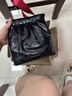 CHARLES&KEITH迷你菱格流浪包单肩斜挎双肩包包女包生日礼物送女友CK2-60782390 【S号】Black黑色 S 实拍图