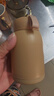 【京东物流送货上门】萌萌兔卡通水杯女牛奶玻璃杯创意便携杯子 咖色萌萌兔 330ml 1只 实拍图