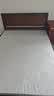 洛亚妮【24H云仓闪发】实木床100％纯实木1.5米单人床原木风主卧双人床 胡桃色床+5cm床垫 1.5米*2米 实拍图