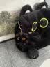 虎实小宝腮红猫猫球公仔可爱毛绒玩偶书包背包小挂件钥匙扣女包包精致挂饰 实拍图