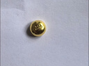 领丰金黄金豆豆金块AU9999足金实心真金豆子收藏节日礼物送女友送朋友 金豆1g国检证签 实拍图