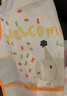 贝瑞加（Babyprints）儿童罩衣婴儿吃饭围兜宝宝围嘴防溅衣防水反穿衣口水兜无袖两件装 实拍图