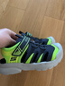 Skechers斯凯奇儿童包头凉鞋男童鞋夏季轻质防滑男大童大头沙滩鞋406511L 海军蓝色/柠檬色/NVLM 32 (偏大,建议选小一码) 实拍图