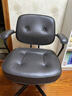 宜家（IKEA）阿勒夫耶正品人体工学椅办公椅真皮电脑椅商务老板椅家用休闲椅 【头层牛皮-真皮】深褐色 实拍图