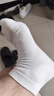 蕉内（Bananain）银皮301S袜子男士商务休闲精梳棉10A抗菌防臭船袜短中长筒夏季5双 【短筒】乳白*5 均码 实拍图