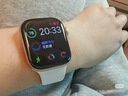 Apple/苹果 Watch S11 智能手表GPS款46毫米银色铝金属表壳雾紫色运动型表带S/M MEVW4CH/B 实拍图