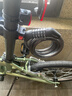 大行（DAHON）自行车锁五位密码锁通用公路车山地车锁防盗自行车锁 黑色【带锁架】 实拍图