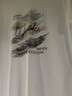 真维斯（Jeanswest）冰丝t恤男短袖夏季冰感运动速干衣服青年男士丝光棉宽松大码半袖 白色(大山雪露营) L (175) (收藏加购优先发) 实拍图