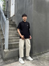海澜之家（HLA）父亲节礼物polo衫男士短袖2026夏季商务休闲凉感透气简约翻领t恤 凉感透气-黑色D6 M (170) 推荐125~136斤 实拍图