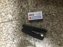 得力（deli）经典耐用订书机/订书器附订书钉1000枚 黑色0425+TS208 实拍图