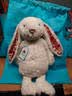 Jellycat害羞乳白色邦尼兔动物毛绒玩偶安抚玩偶娃娃送礼生日礼物 花布乳白色邦尼兔（白芮） Medium 实拍图