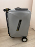 爱尔威（Airwheel）电动行李箱可骑行智能拉杆登机箱可坐可代步20英寸 SX豪华版一银 实拍图