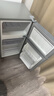 奥克斯小冰箱家用小型迷你冷藏冷冻两用出租房宿舍用节能省电寝室办公室电冰箱 【净化去味】156银色【高效保鲜 铜管速冷】42L 实拍图
